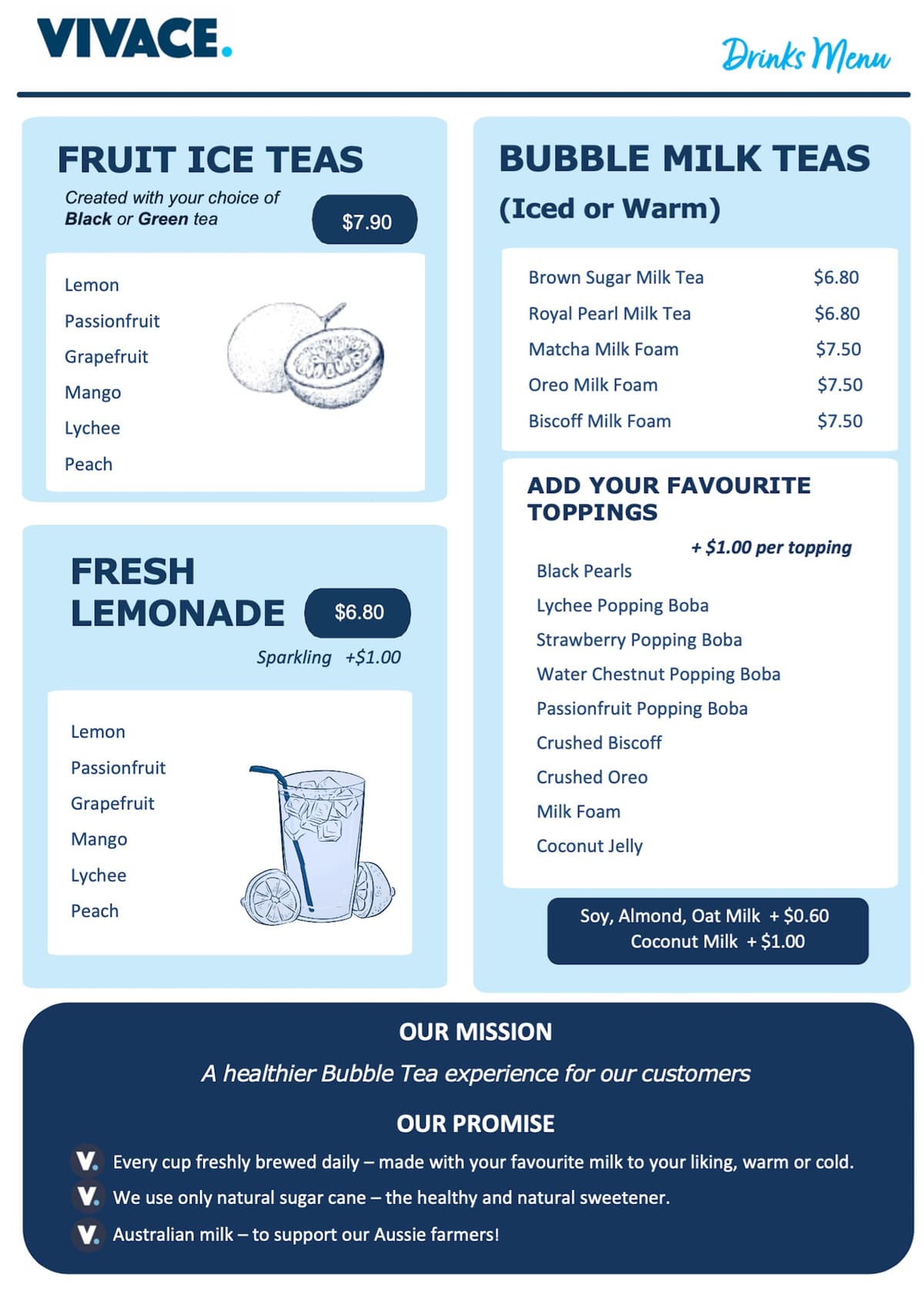 Drink Menu Page 2